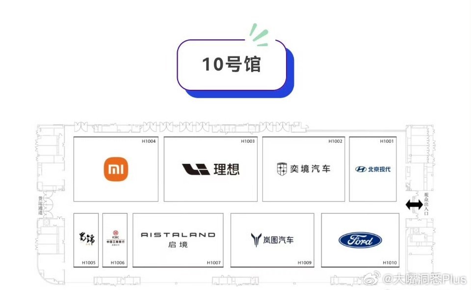 懂车帝隔空喊话：小米展台被华为系死死包围！但成都车展展位图信息量太大！ ​