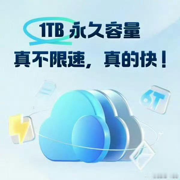 UC网盘浮力！每月都发1TB永久免费空间权益给大家哈！需要的赶紧领取。...