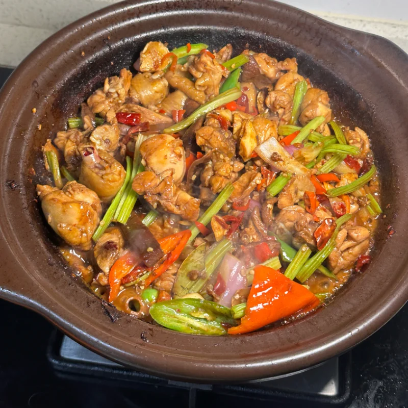 鸡公煲真的太好吃了！！