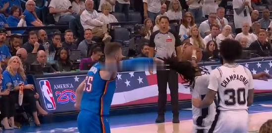 今日NBA西决G1，马刺113-122不敌雷霆，系列赛战至1-1平。<...