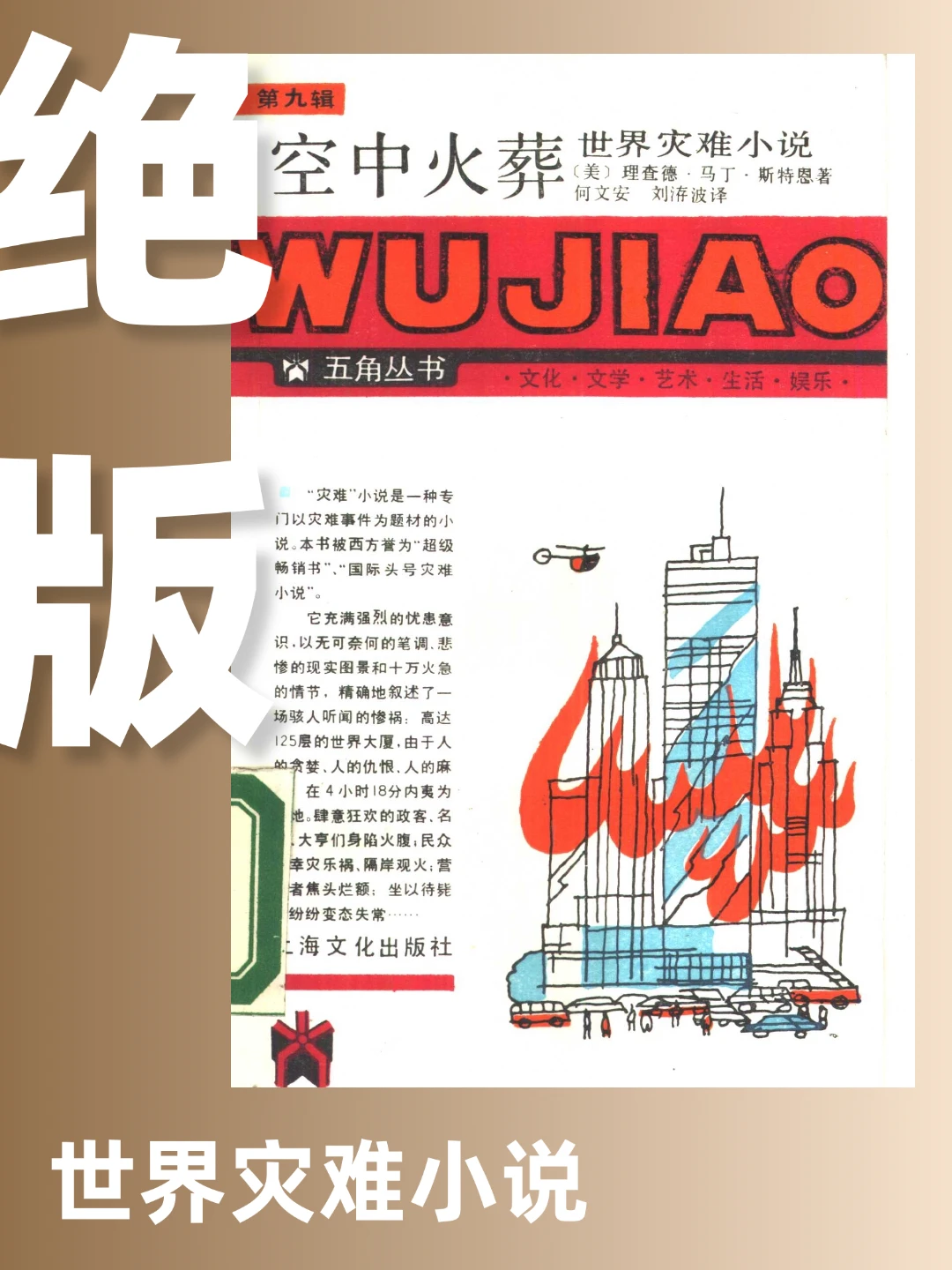 绝版‼️《空中火葬：世界灾难小说》📚