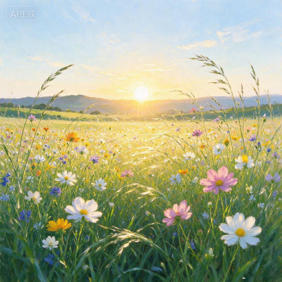 早安✨保持热爱，迎接崭新一天。#由AI生成图片# #早安[超话]# ​