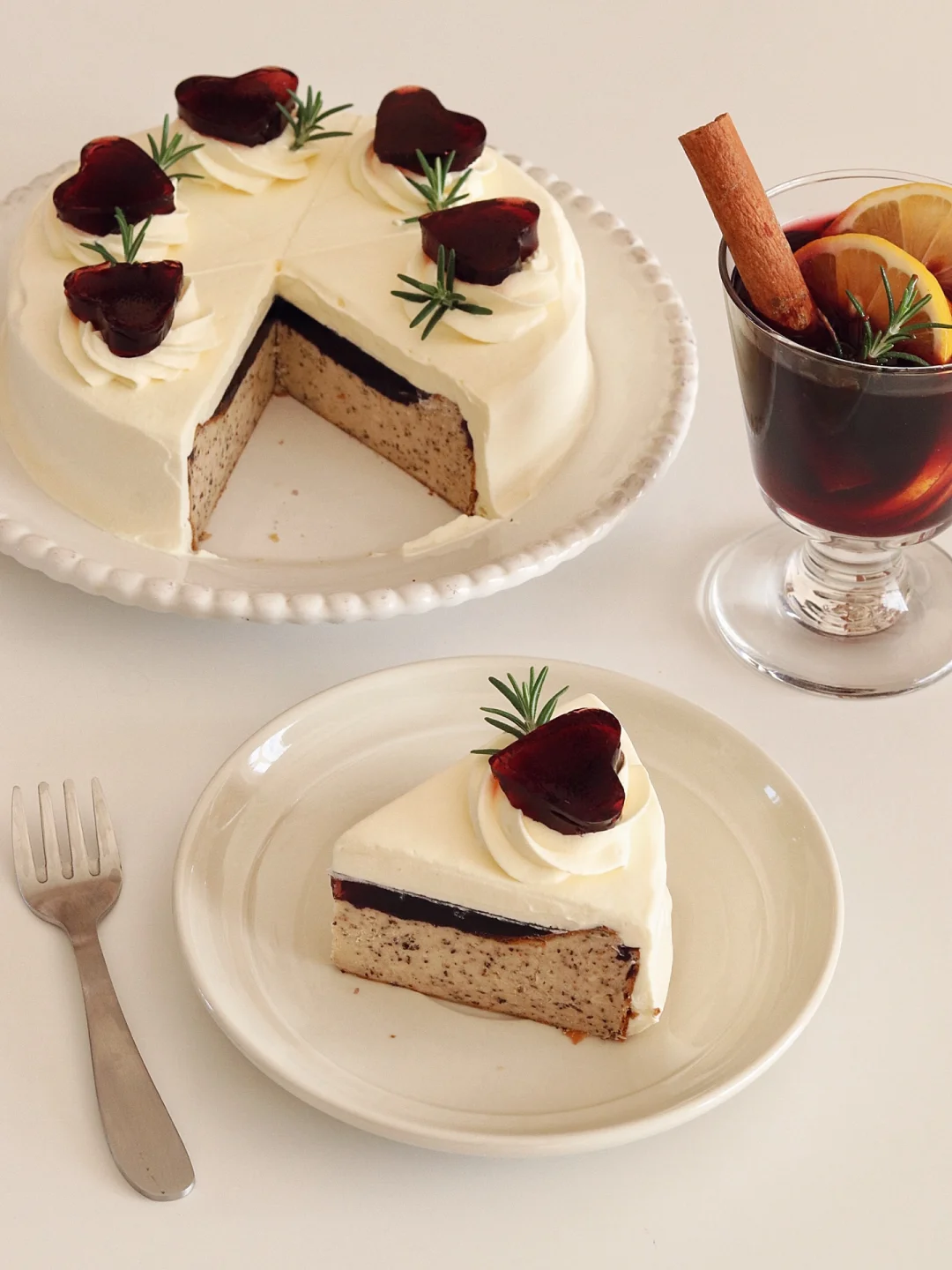 新手友好❗️高颜值❗️红酒伯爵红茶巴斯克🍷