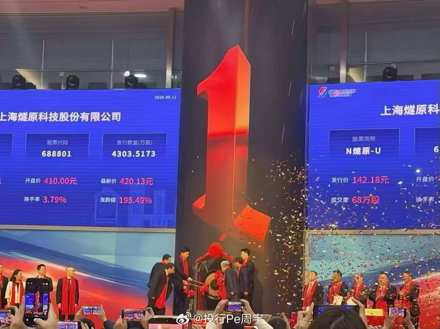 已投企业 燧原科技(688801.SH)成功登陆上交所科创板[庆祝][庆祝][庆祝] 上市公司资本市场财富管理股票[超话]股市[超话]私募投资人投资证券操盘手 ​​​