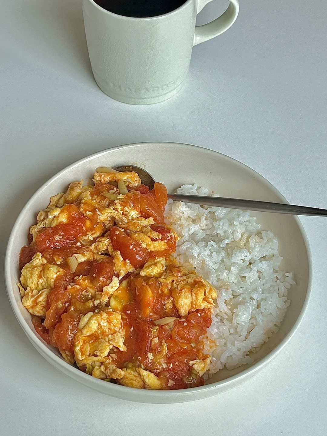 今天只吃一碗番茄鸡蛋盖饭🍅