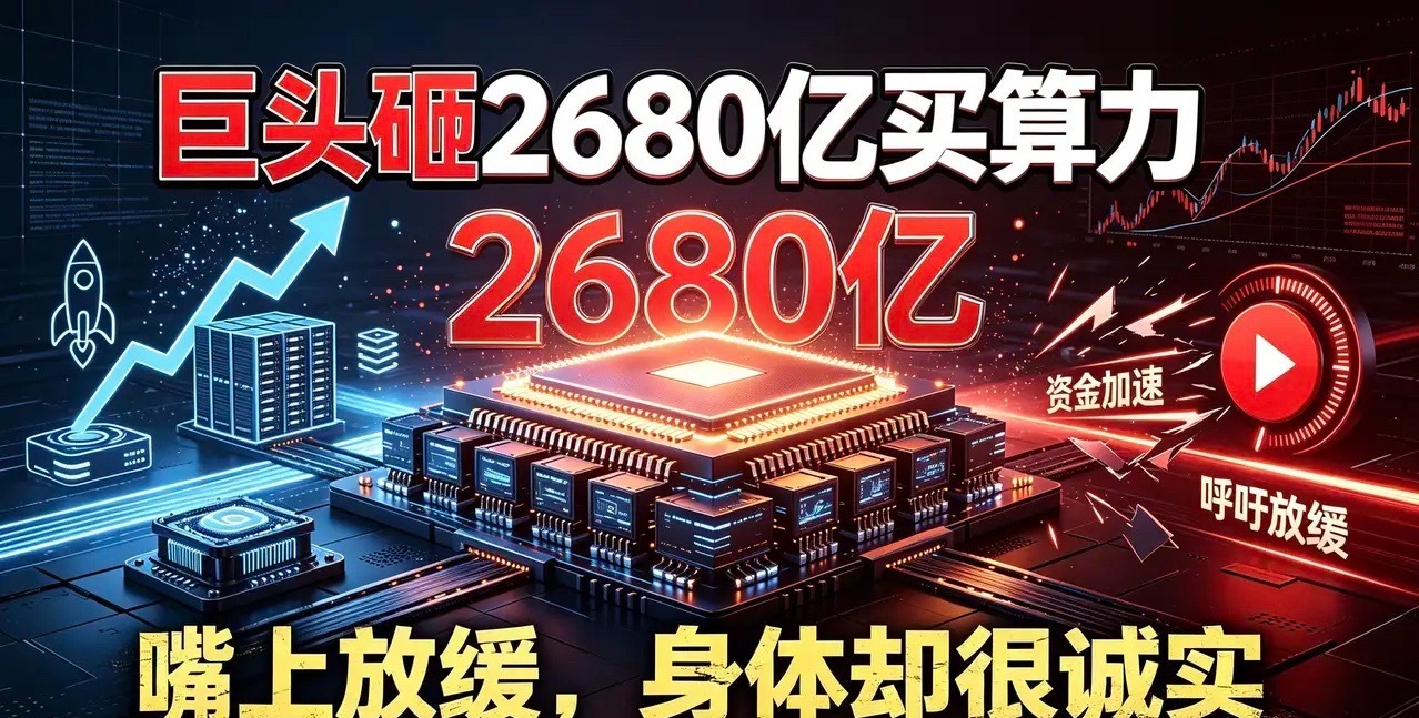 融资2680亿购买算力卡，巨头一边喊放缓AI，一边疯狂砸钱扩算力！黄仁勋戳破行业谎言

一方面AI巨头在说减缓AI发展速度，一方面又在巨额资金购买算力卡，前有OpenAI，昨天SpaceX又募资两千多亿，背后引起大家对AI的争议，黄仁勋直接撕开了背后的谎言。

很多人被行业互相矛盾的表态迷惑：头部企业轮番呼 ​