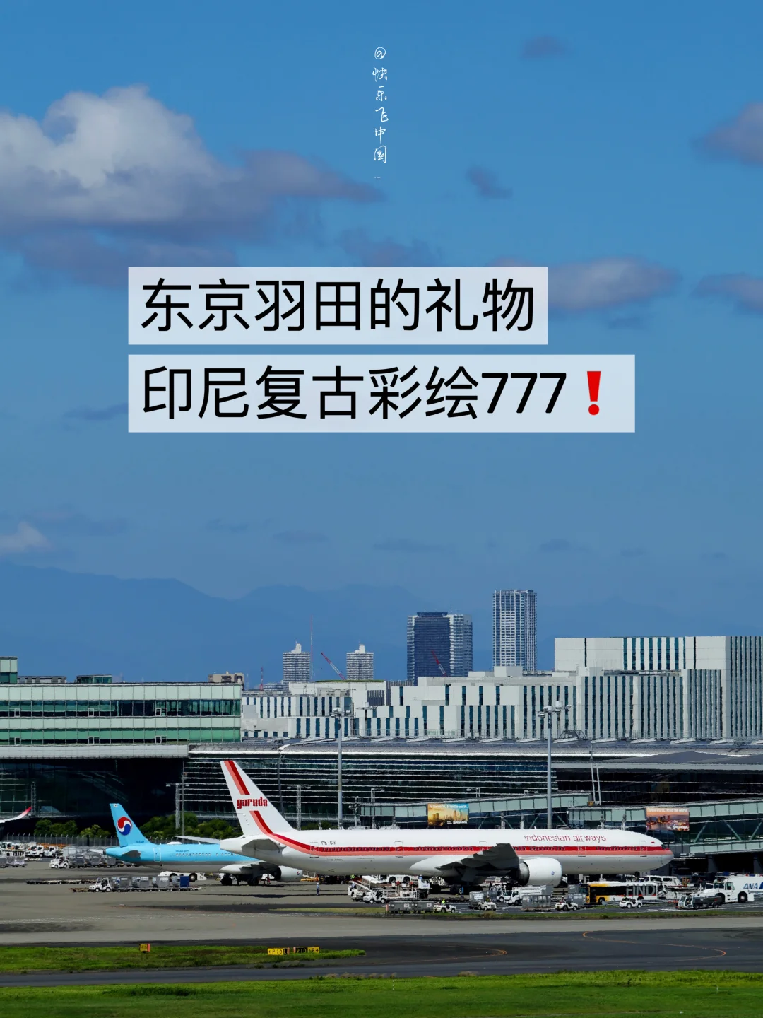东京羽田的礼物，印尼复古彩绘777❗️