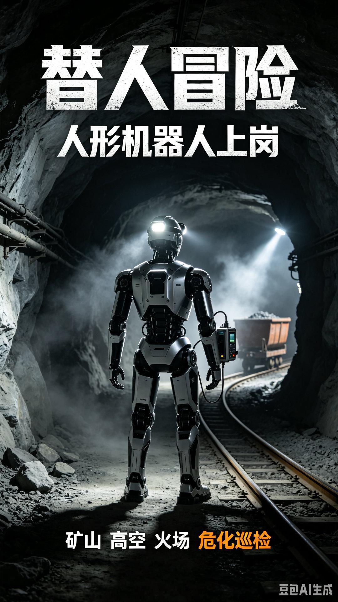 #人形机器人将替人去做高危工作##机器人上岗不是抢饭碗而是替人冒险#
很多人担心人形机器人会抢走工作，其实它首要任务是奔赴高危岗位。
 
矿山、高空检修、火场搜救、危化巡检这些危险作业，由机器人冲锋在前，替人类直面风险。
把人从危险环境中解放出来，人转向操控、维护等更安全的工作。科技的意 ​