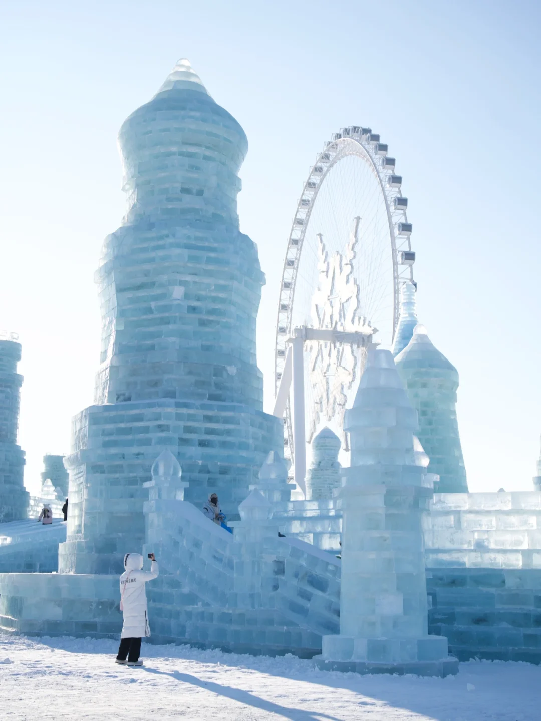 几十万人的冰雪大世界，我觉得不用退票‼️