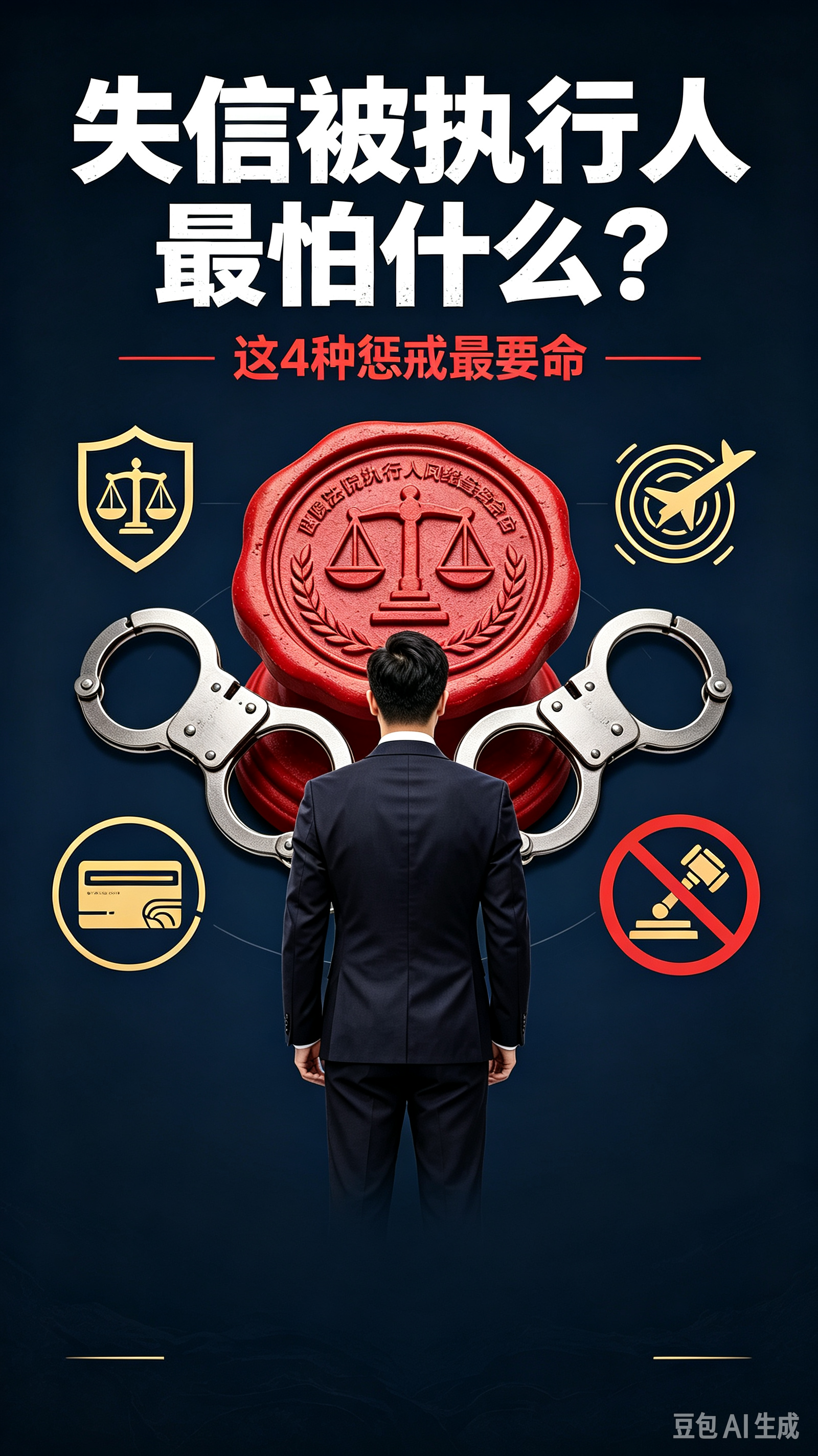 很多人以为老赖只是脸皮厚，其实他们有几样最害怕的法律惩戒手段。一旦被列为失信被执行人，生活、经营处处受限。
 
第一，最怕财产被全网查控。法院网络查控系统，可一键查询全国银行卡、微信、支付宝、房产车辆，账户直接冻结，房产车辆查封拍卖，名下财产藏不住。
 
第二