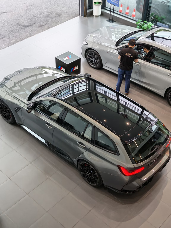 M3 touring individual，云层灰象牙白
