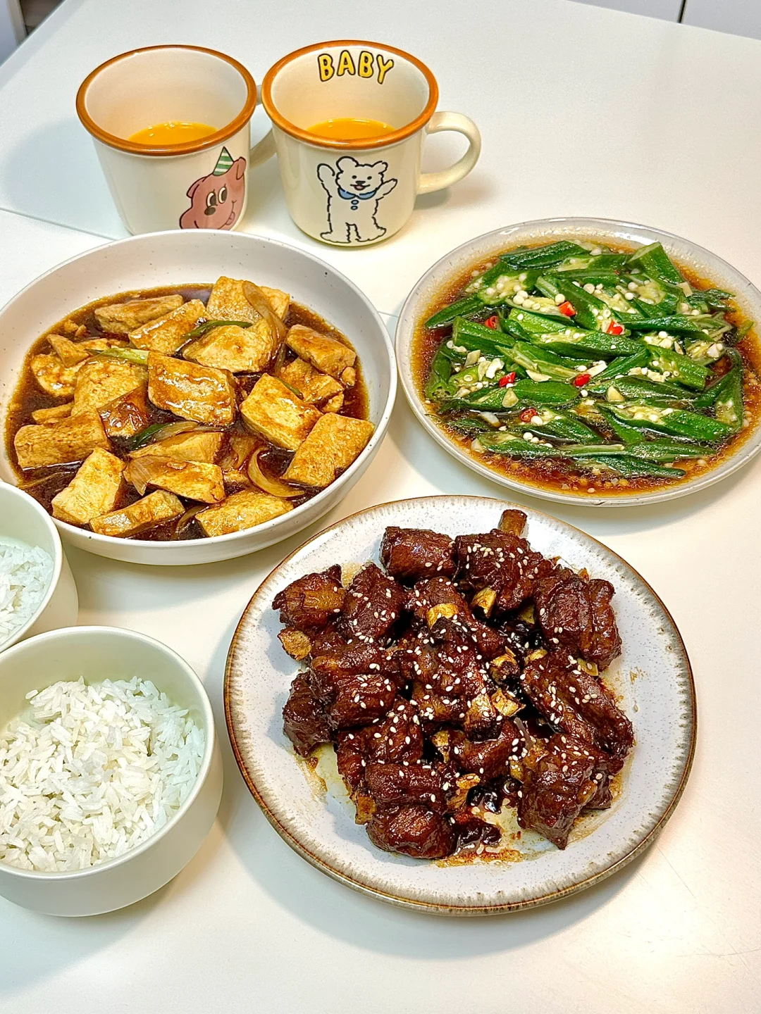 二人食｜葱烧豆腐➕糖醋排骨🍖好好吃✨