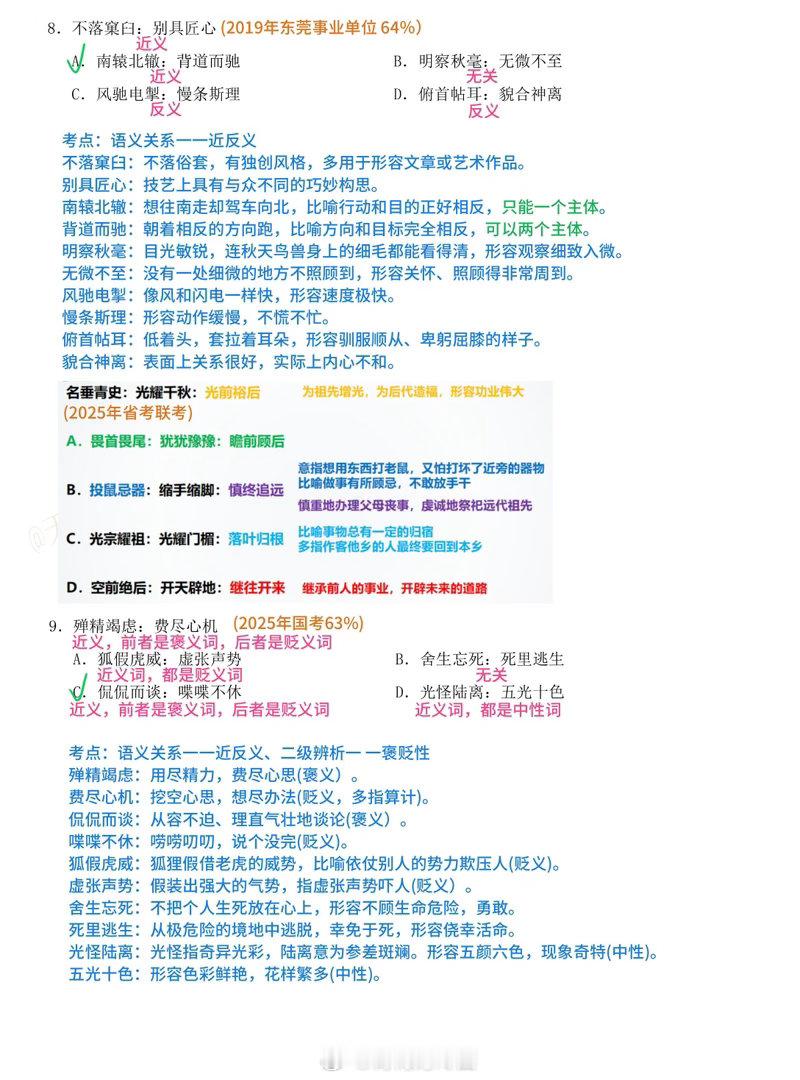 27海海刷判断类比推理复盘笔记（一） ​