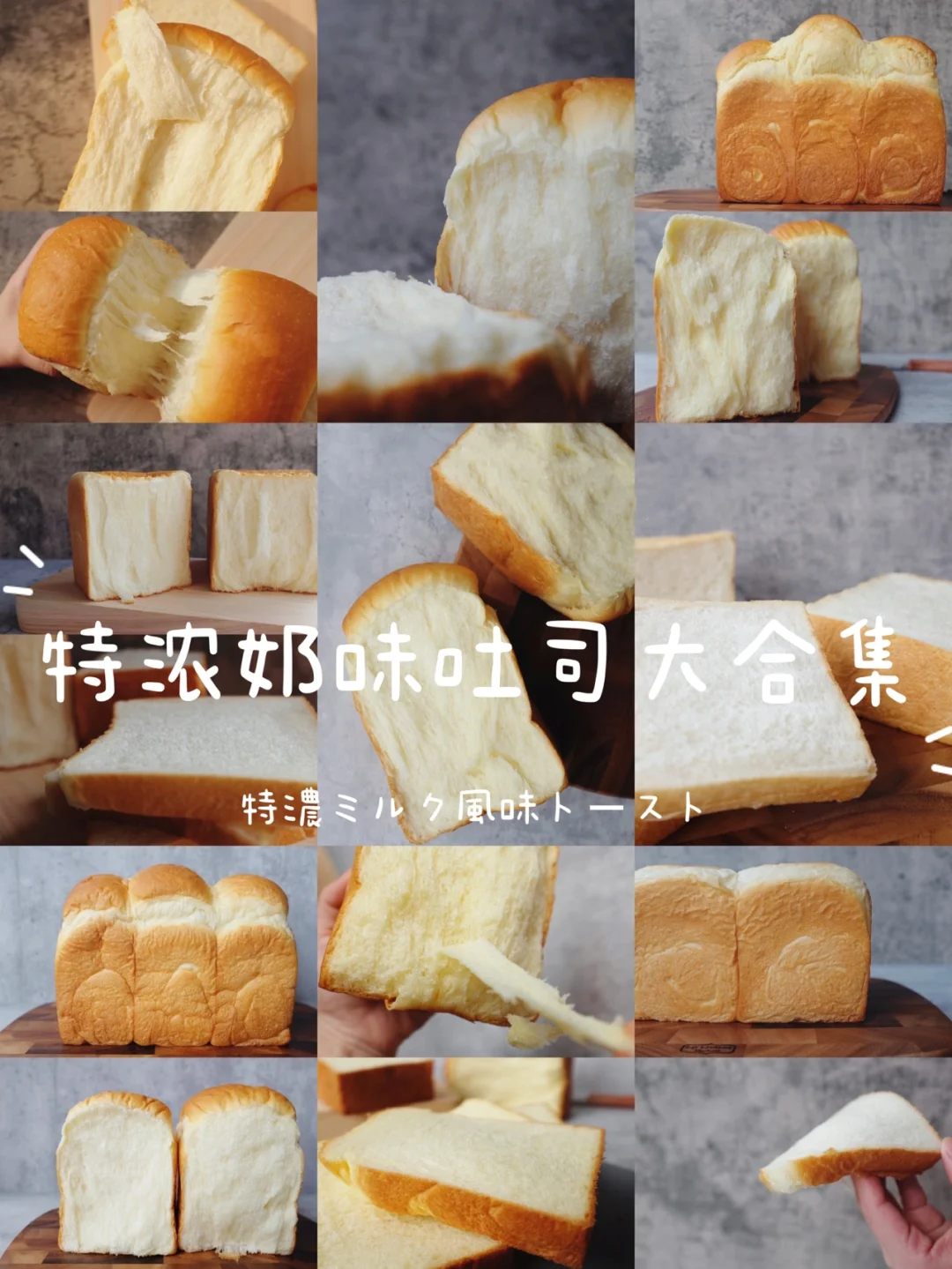 👏特浓奶香味吐司大合集｜最奶吐司都在这❗️