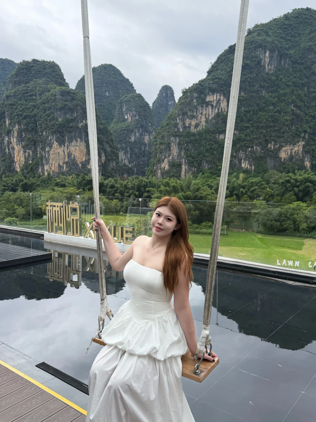 为了这个山景~特地跑来了阳朔