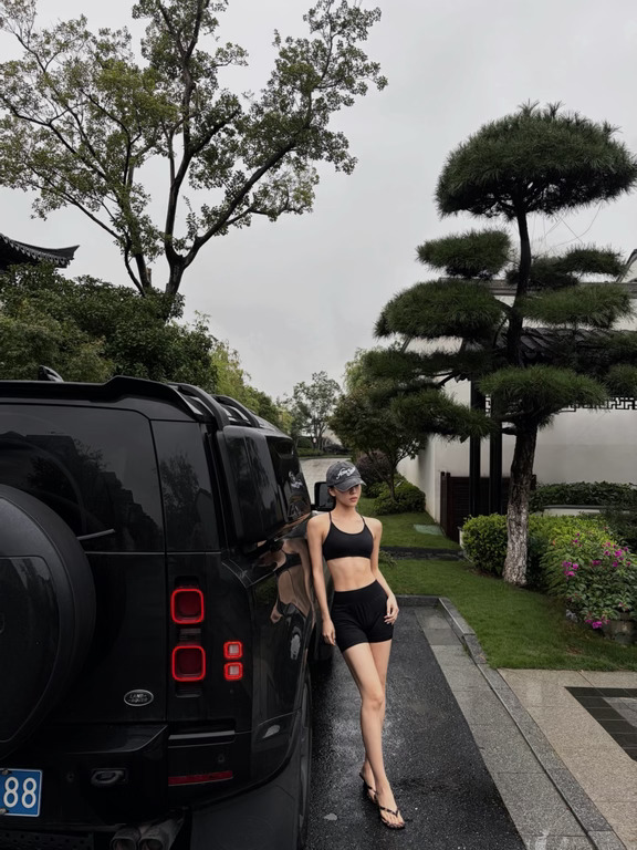 After gym, with my car