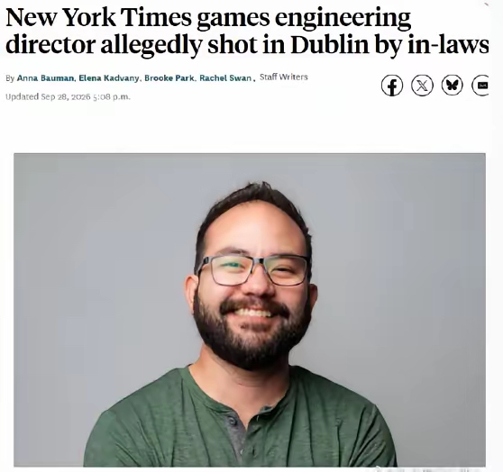 纽约时报总监被华裔夫妇击毙，双方家庭曾爆发激烈斗殴，最终为孩子选择果断开枪！

夫妻之间长期矛盾不断，还牵扯虐童、家暴的指控，离婚和子女监护权官司迟迟没有了结，两位七旬老人选择用极端暴力的方式了结纠纷，最后双双身陷牢狱。
 
旁人可以理解老人心疼女儿外孙的那份护犊之心，但亲情再浓烈，也不能凌驾于法律