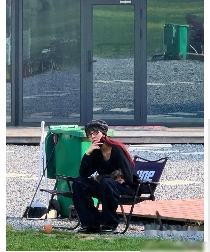 窦靖童跟宋妍霏路边遛狗，搂腰摸头，一点没避人。
俩人都穿得松松垮垮，牵着狗溜达，窦靖童手就没从宋妍霏腰上放下来过。狗走慢了，她俩也停，头凑一块儿说话，笑得眼睛眯成缝。
这事儿搁别人家，热搜早炸了。搁王菲这儿，愣是没人觉得意外。
当年窦靖童剃寸头、纹身、退学，王菲就一句“你想好了就行”。后来女儿