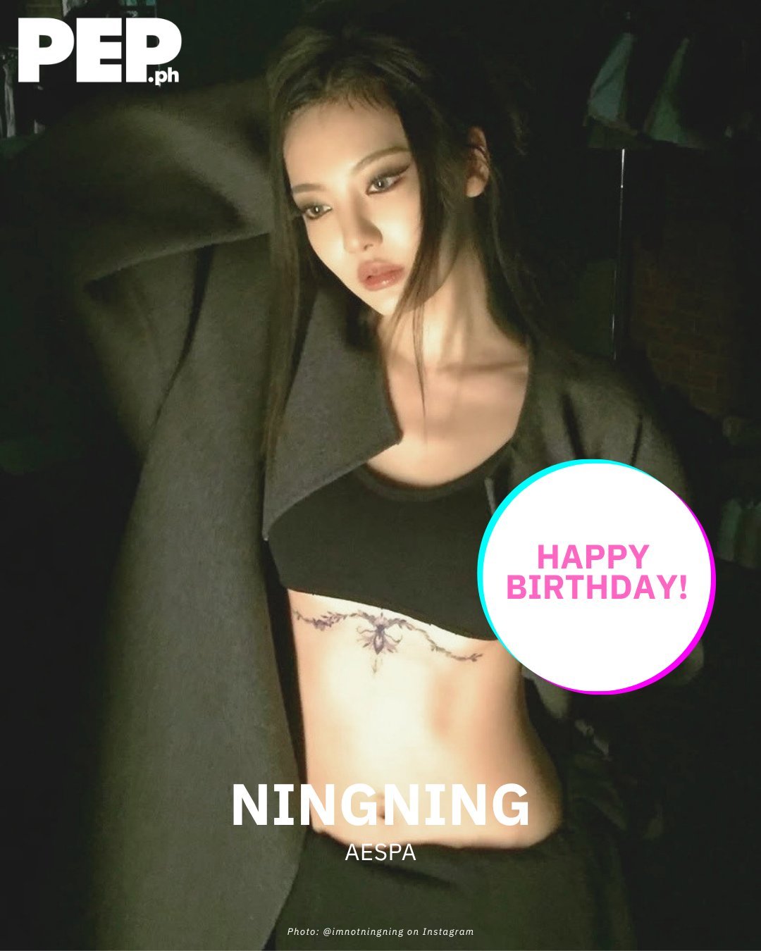#宁艺卓[超话]# 菲律宾头部本土娱乐新闻媒体PEP.ph也发布了给宁宁的生日祝福🥳#宁艺卓# ​