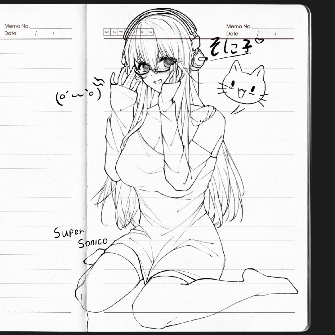 超超超超级索尼子。为了画扔子而画。 ​