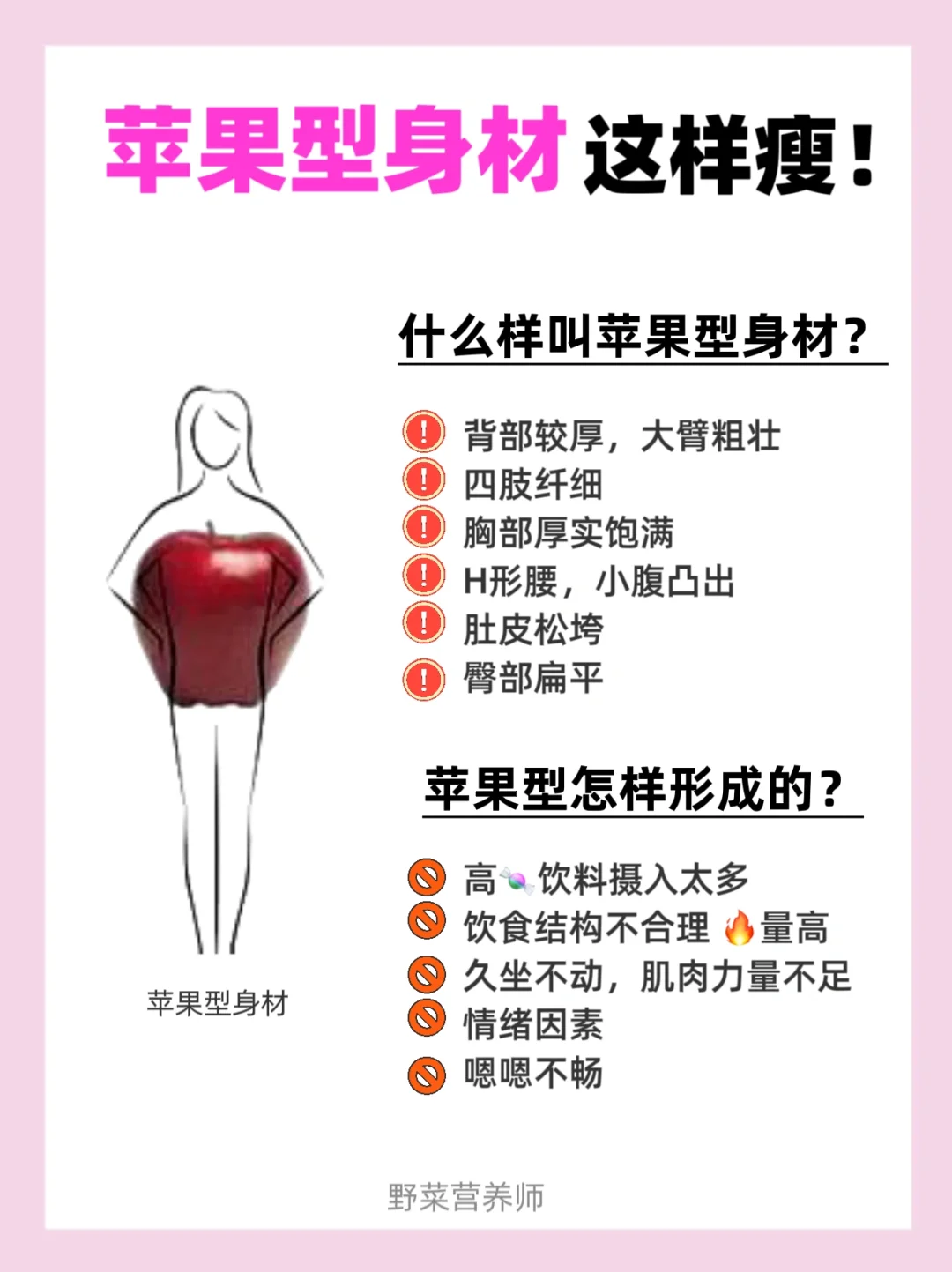 苹果型身材宝子进‼️减脂全攻略快来康康👀