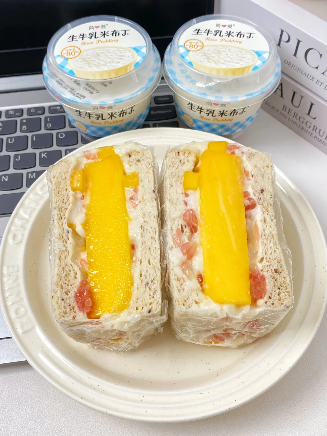 固体杨枝甘露米布丁版三明治🥪谁吃谁知道