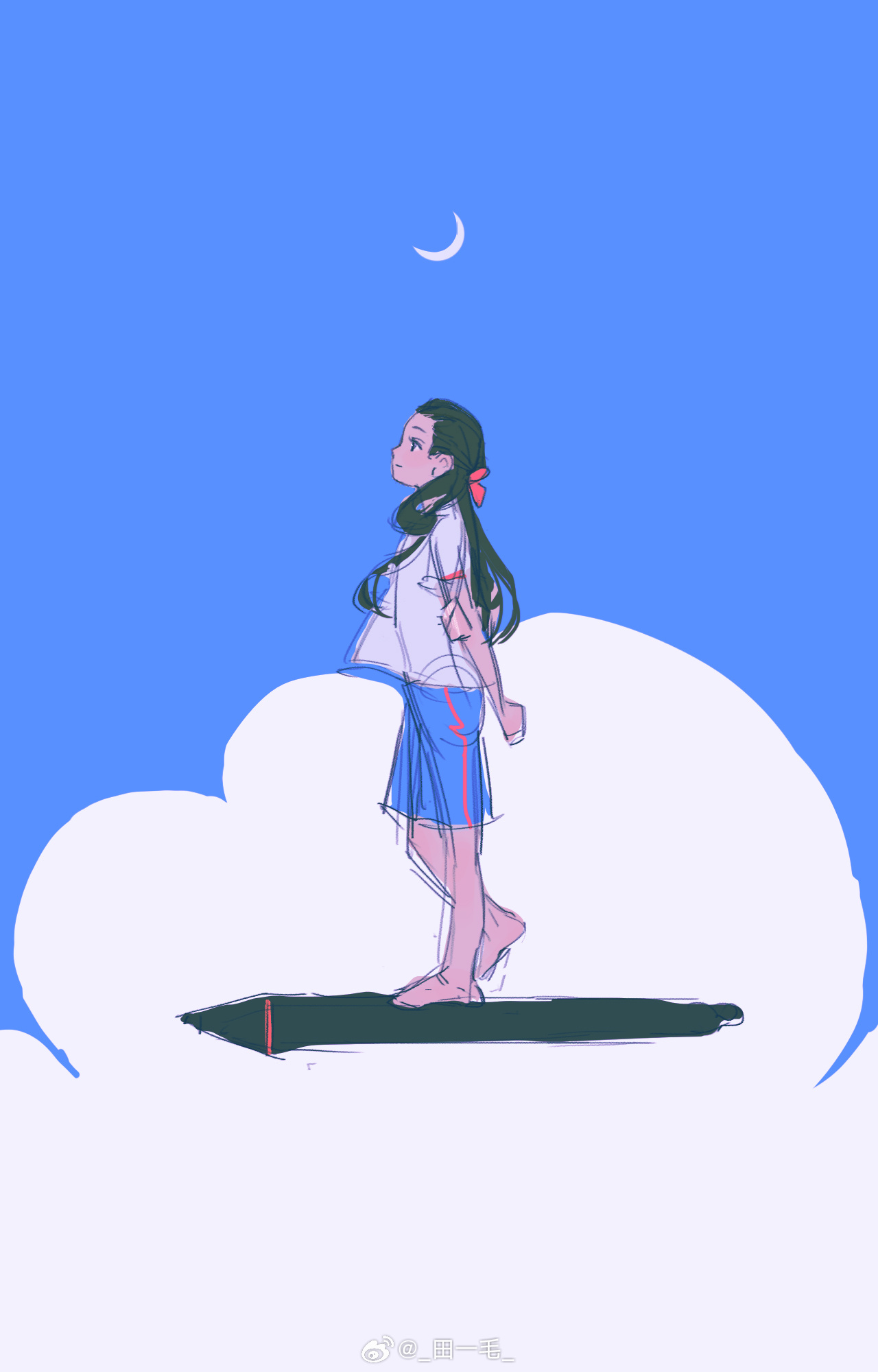 还在画画希望越画越开心[许愿星] ​​​