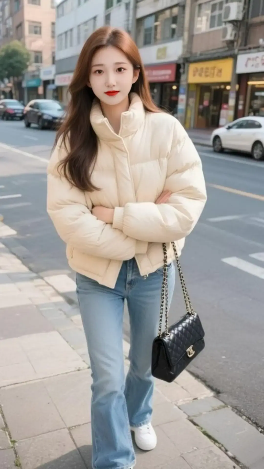 <p>街拍小姐姐穿搭秀 每日分享 <!--{img:0}--></p>...