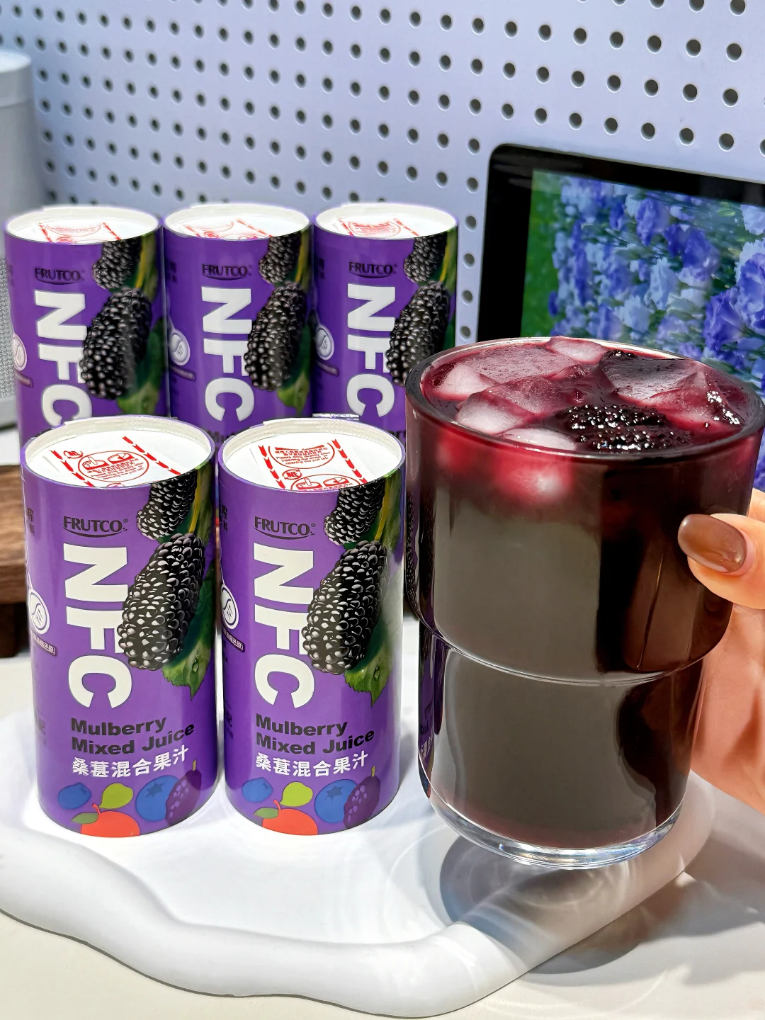 本年度坠好喝的桑葚果汁出现了！🤣