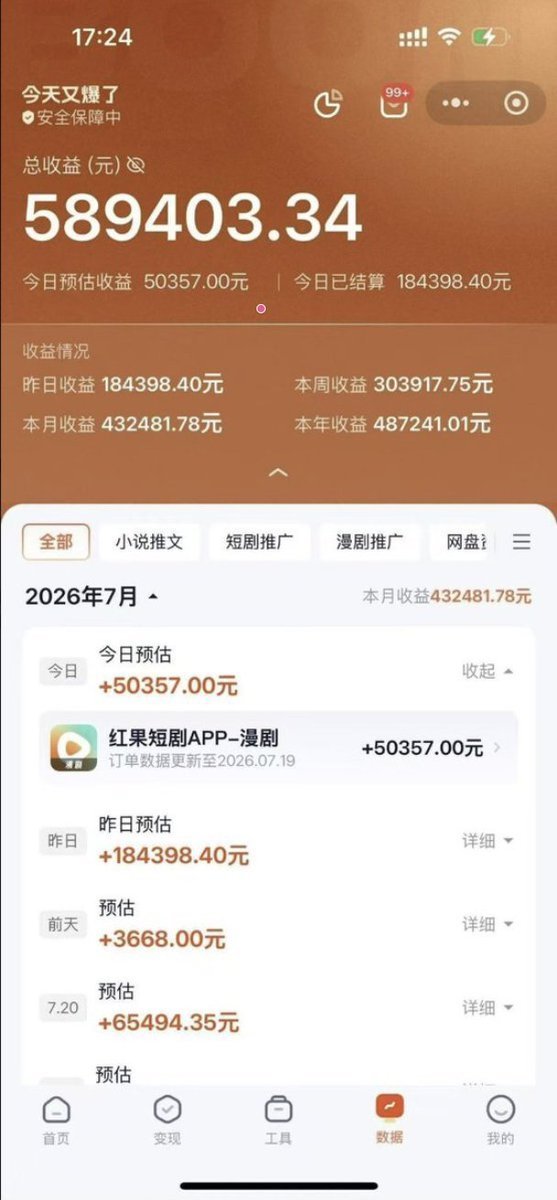 ai漫剧真的有这么赚吗 ​