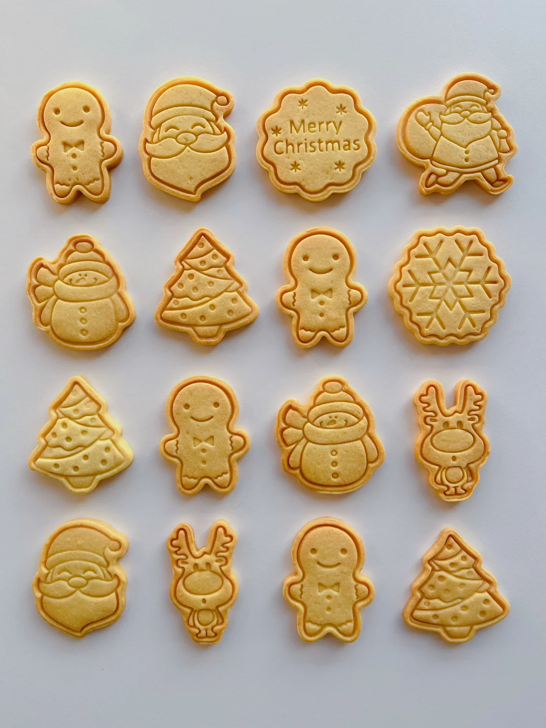 圣诞黄油曲奇饼干🎄酥脆好吃❗️简单0失败❗️