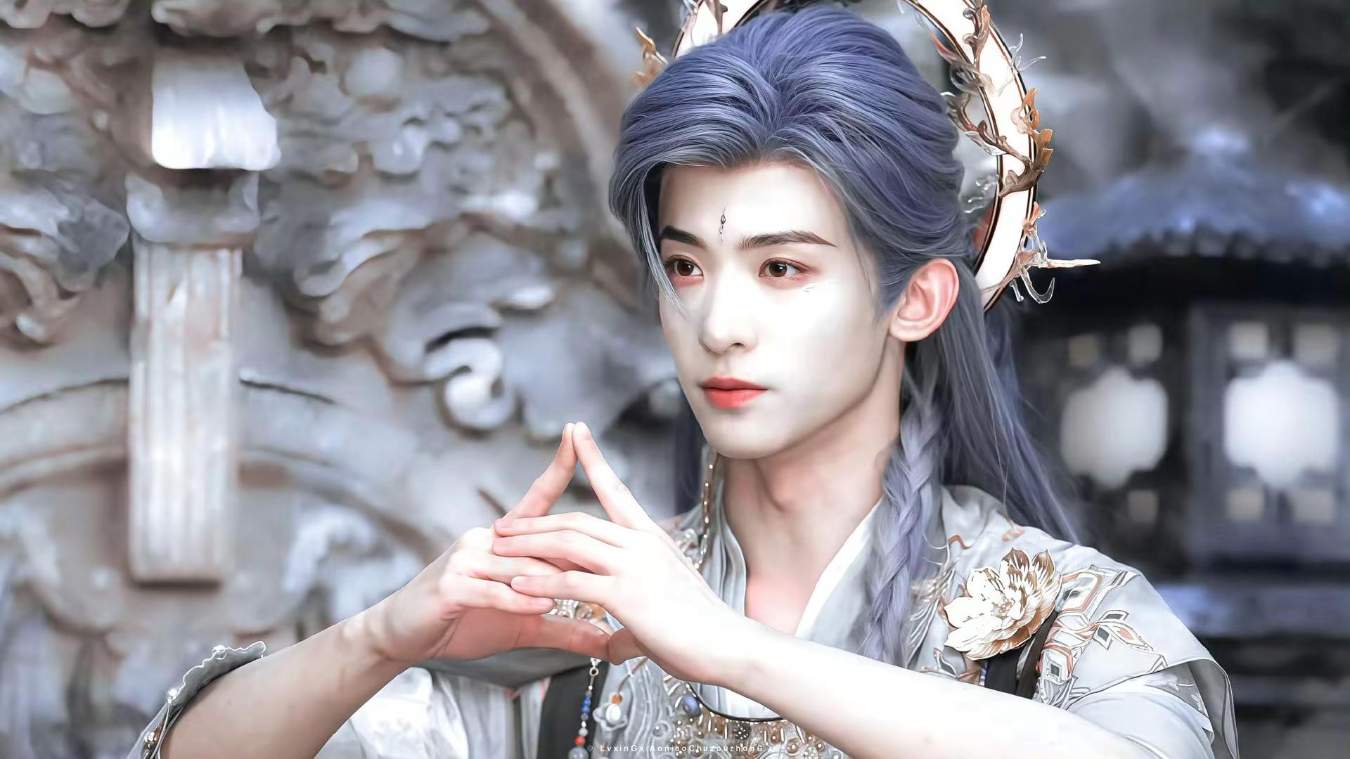 森森这造型太仙了 常华森 千晓