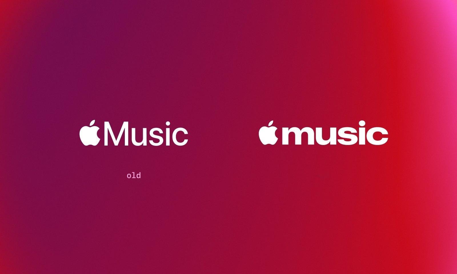 最近苹果 Apple Music 悄悄在部分宣传物料中换上了新的字母 Logo，新 Logo 使用了全小写字体设计（原来首字母是大写），同时字体更粗，字母的间距更小，整体效果看起来更有视觉冲击力，但感觉没有旧 Logo 轻盈。

苹果在最近公布的 Apple Music Hall 音乐厅使用了新 Logo，也在新的宣传视频中使用了新  ​