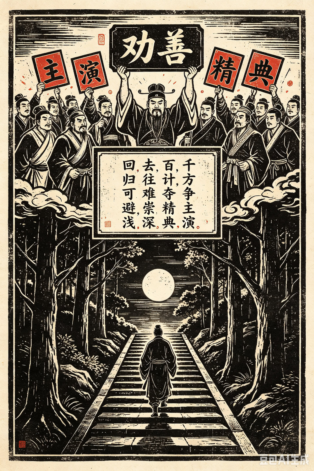#生活手记##中国代表团亚运首金##国乒被曝禁用1号球台##亚运签表 中日同区#
《劝善》
千方争主演，
百计夺精典。
去往难崇深，
回归可避浅。 ​