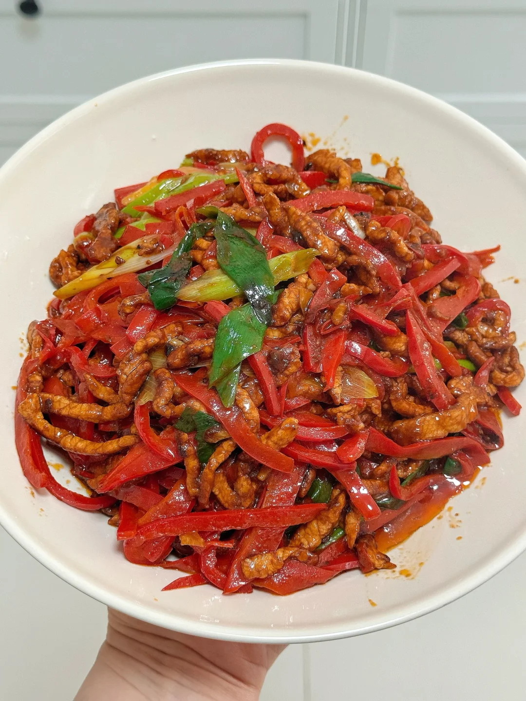 谁懂啊？甜椒炒肉丝吃一次爱一次！