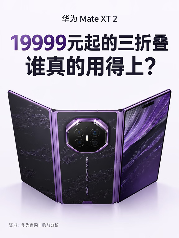 19999元起的三折叠，谁需要？