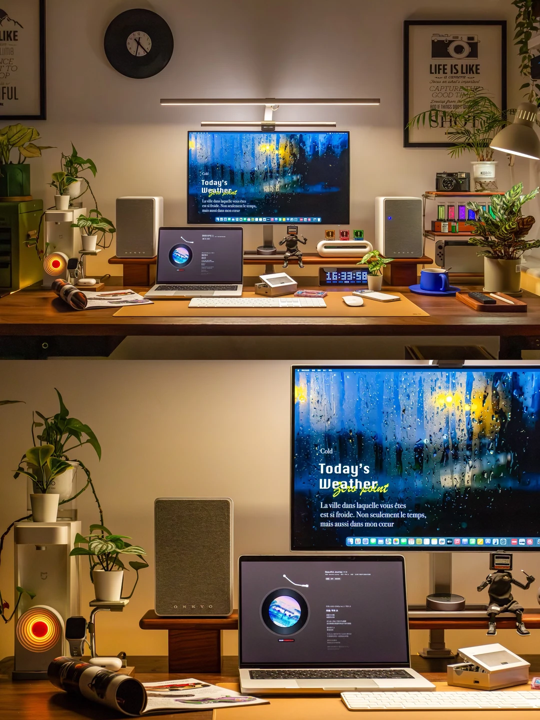 极繁桌搭|一位独居男生的书房桌面布置！