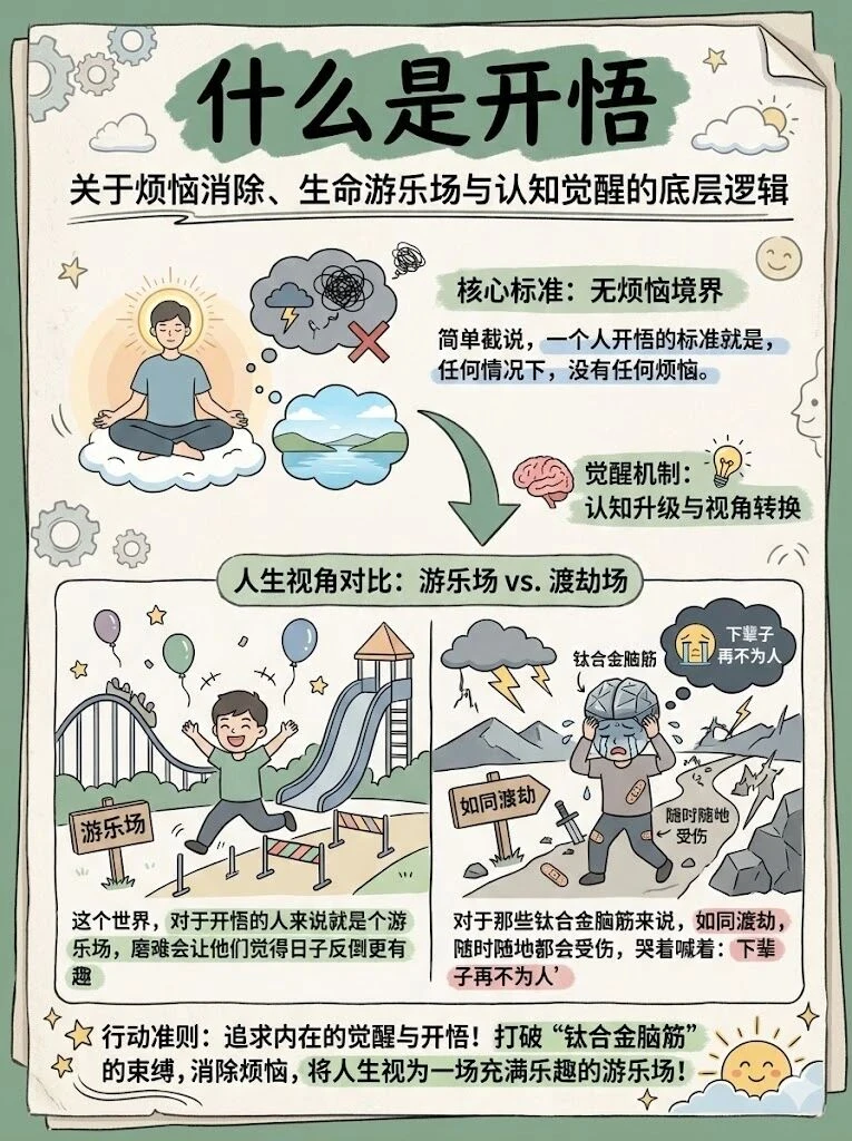 谁懂啊！开悟根本不是Xuan学，是换个脑子活