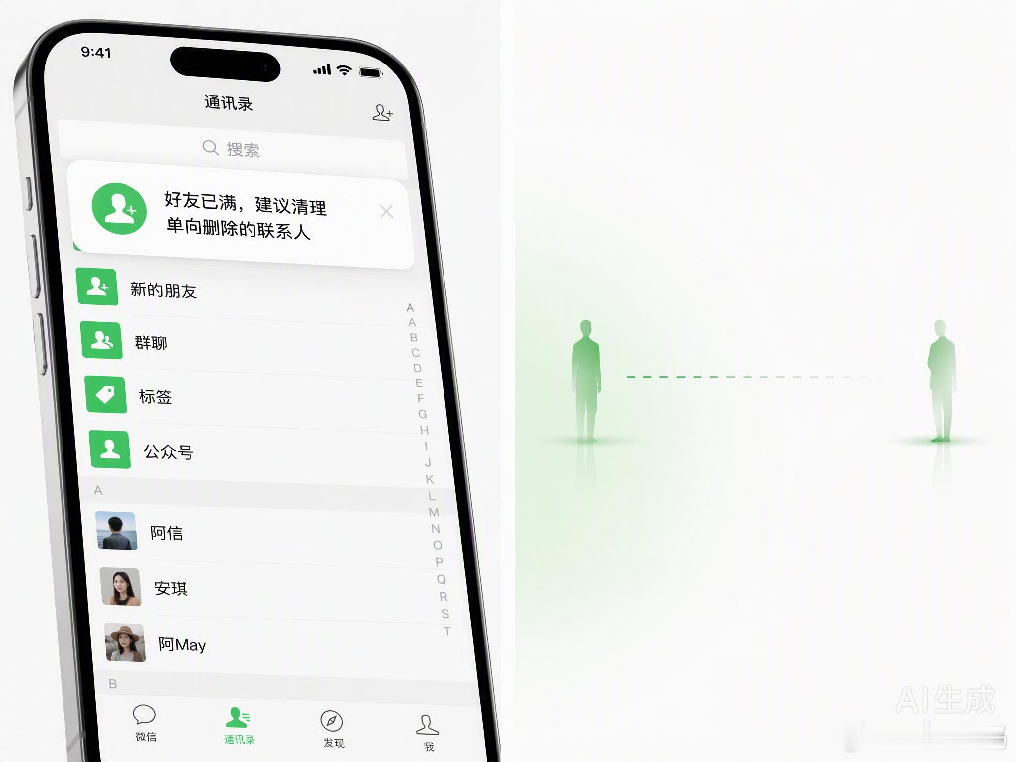 微信“单删提示”冲上热搜，很多人第一反应是终于能看清谁把自己删了，结果仔细一看才发现，这功能门槛高得离谱。

这并不是微信新上线的全民福利，而是当你的好友列表达到约1万人上限、试图添加新好友时才会触发的辅助清理机制。系统弹窗展示部分已单向删除你的联系人，支持批量勾选腾出名额。腾讯客 ​