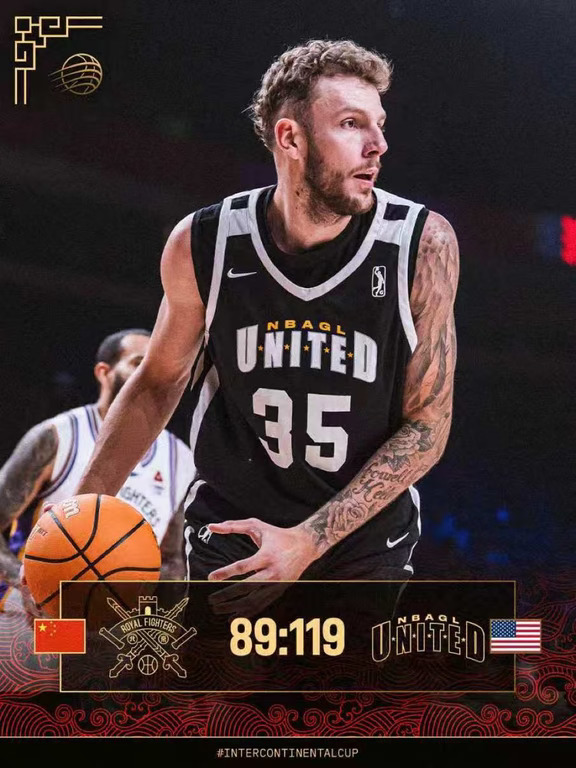 FIBA洲际杯 北控 89－119 G联赛联队