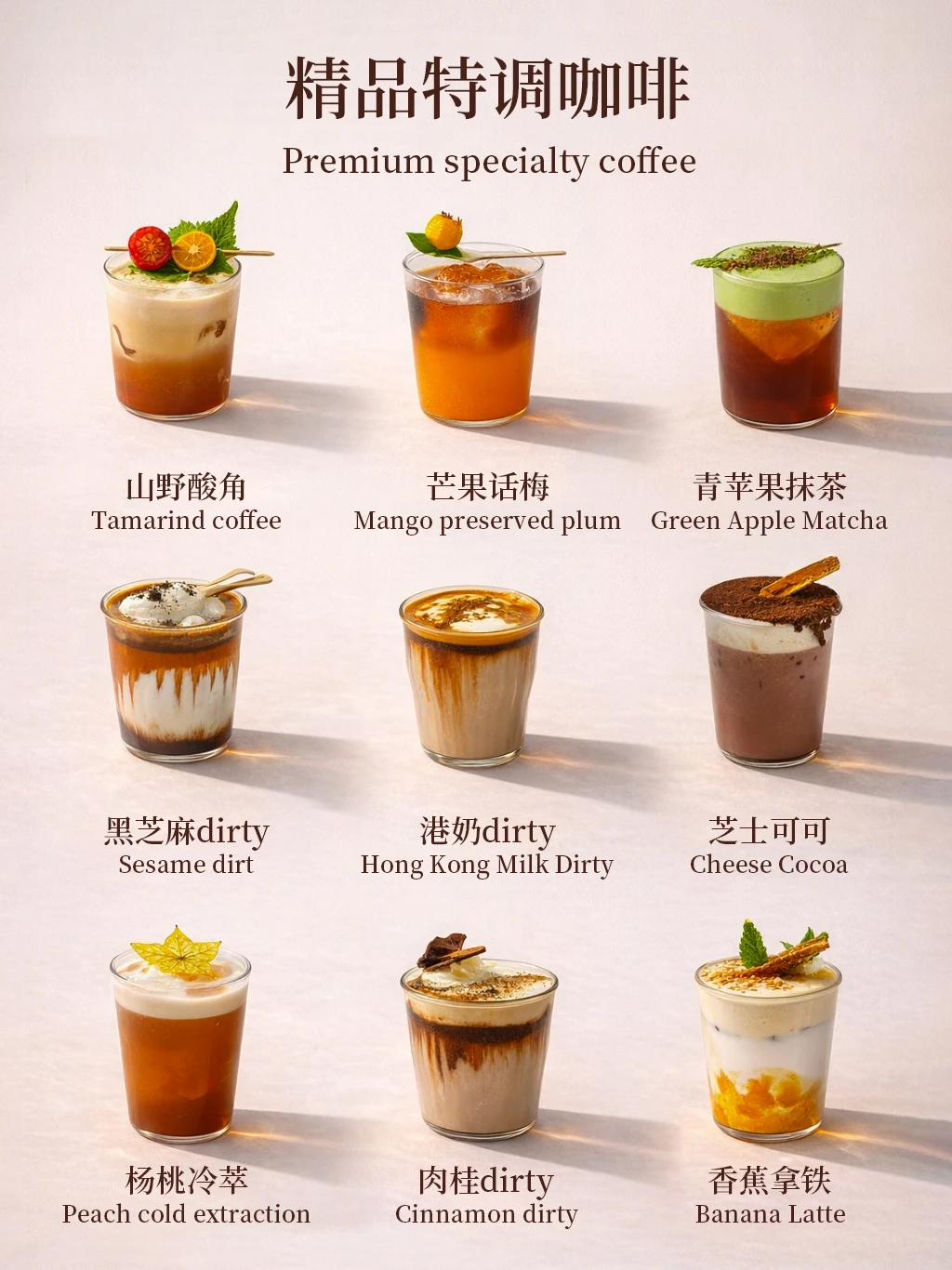 精品特调咖啡配方分享/含配方