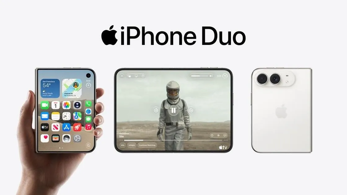 苹果首款折叠iPhone DUO，优缺点一次性讲透，买前一定要看清
苹果终于入局折叠屏，首款折叠手机iPhone DUO正式发布。一机两用，合上是小手机，展开是平板，看起来吸引力十足，但优缺点同样明显，看完再决定要不要入手。
先说优点。第一，形态灵活，兼顾便携与大屏。闭合为5.4
