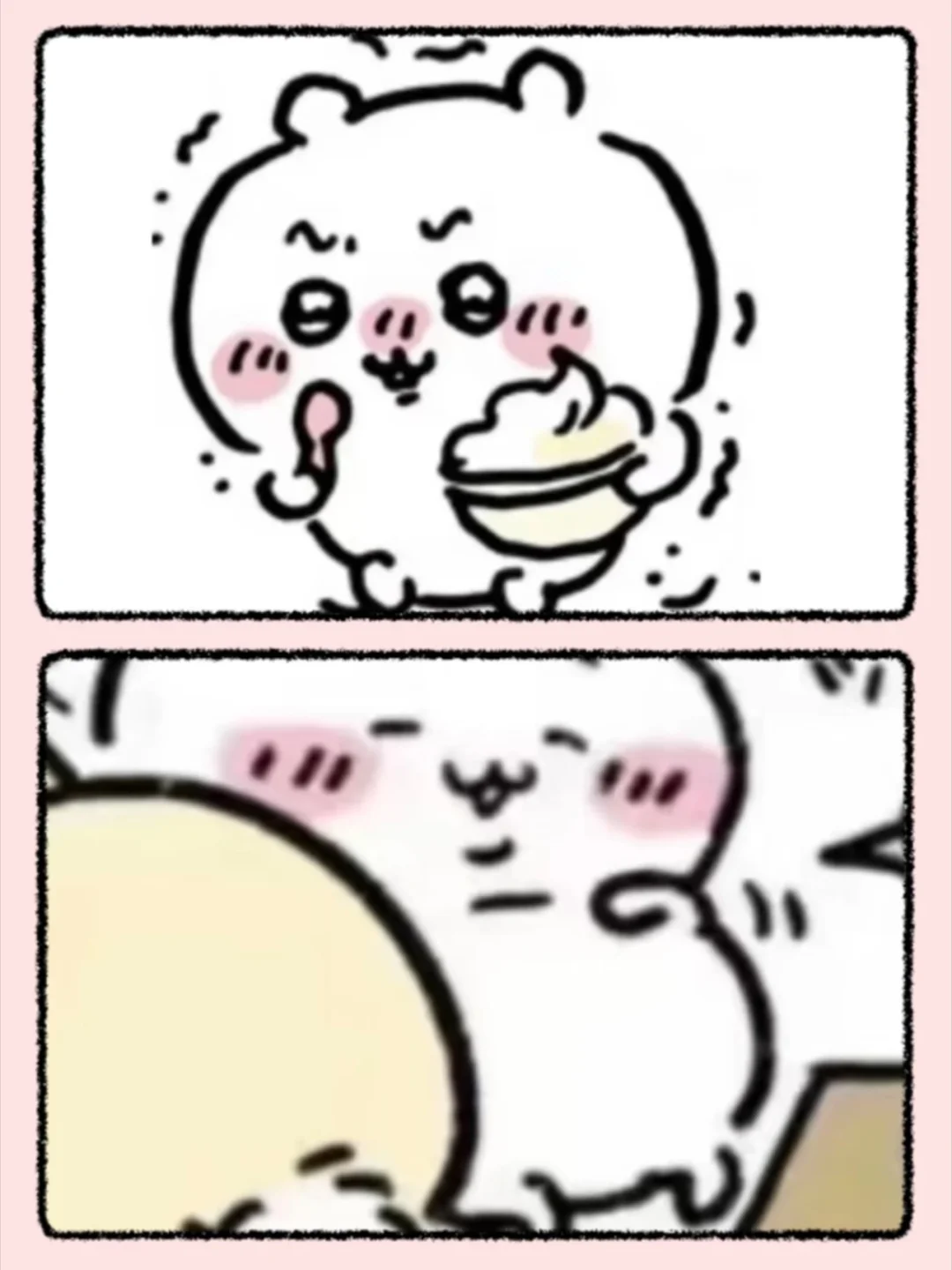 小吉伊吃的肚子圆嘟嘟的