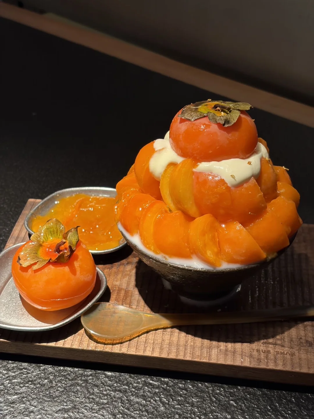 杭州入秋第一口柿子雪花冰🍨