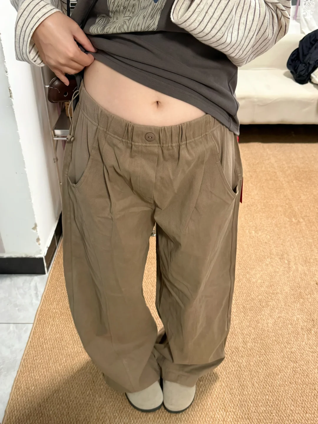 买到好舒服的裤子！！