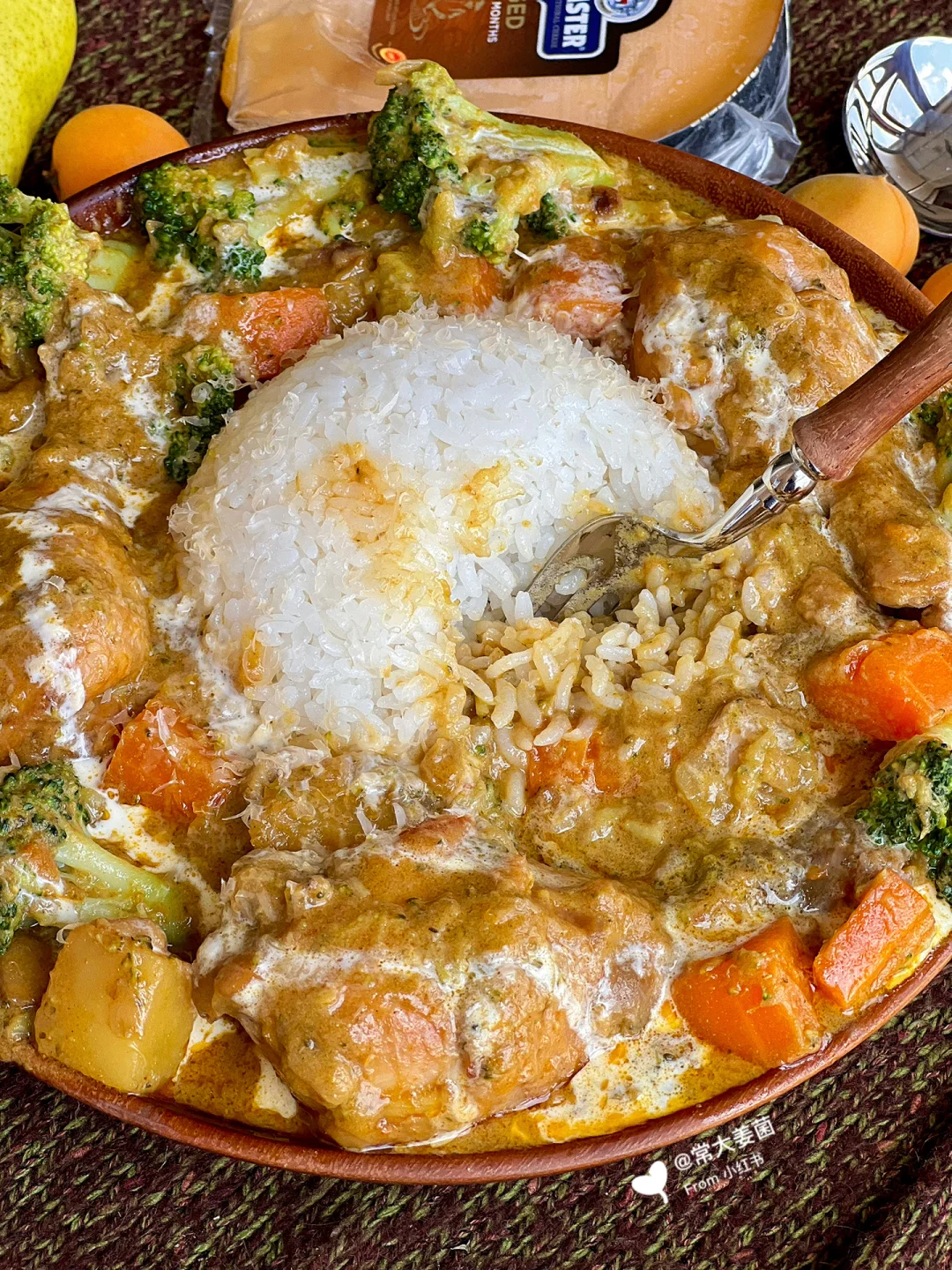 😭我心心念的椰香咖喱鸡腿饭🍛🍗好好吃……