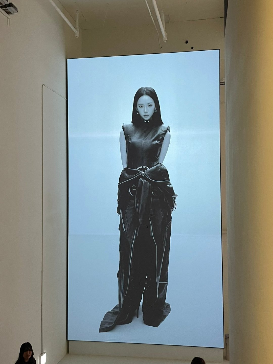 d社展览上展出的这幅画是柳智敏画的

#柳智敏#  | #D社KPOP展公开无PS合照# ​