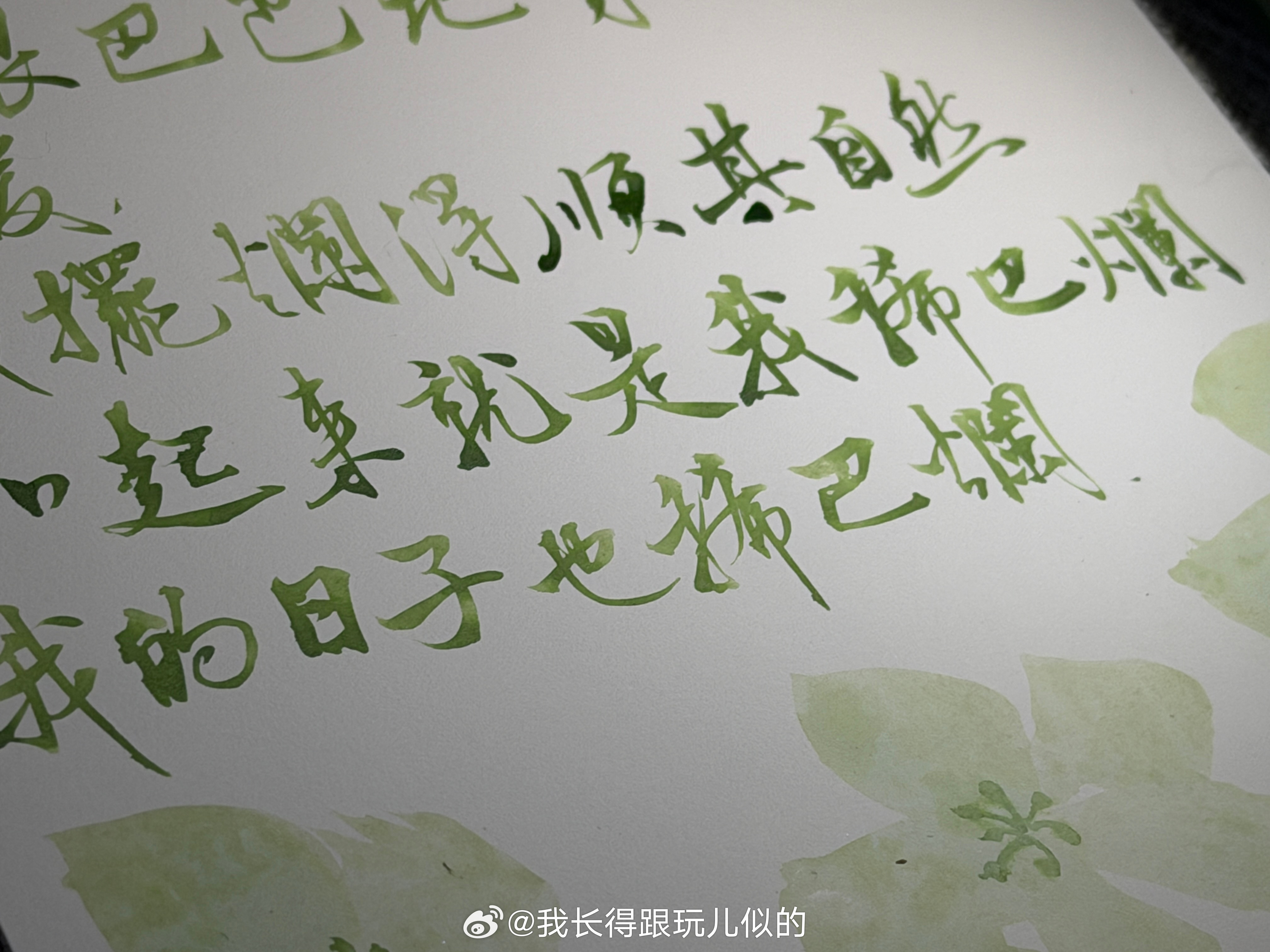 彩墨试色[超话]  苹果特调 勾心豆角 ​​​