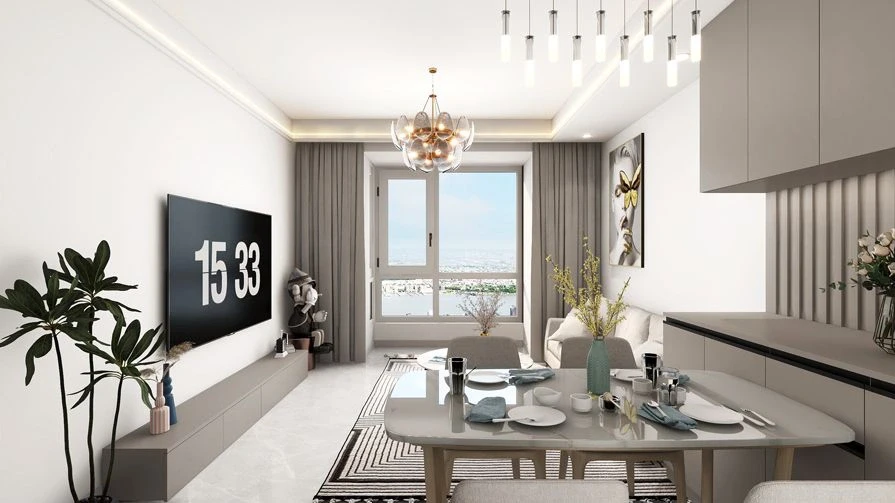 98㎡北欧奶油风设计，小户型大浪漫💘