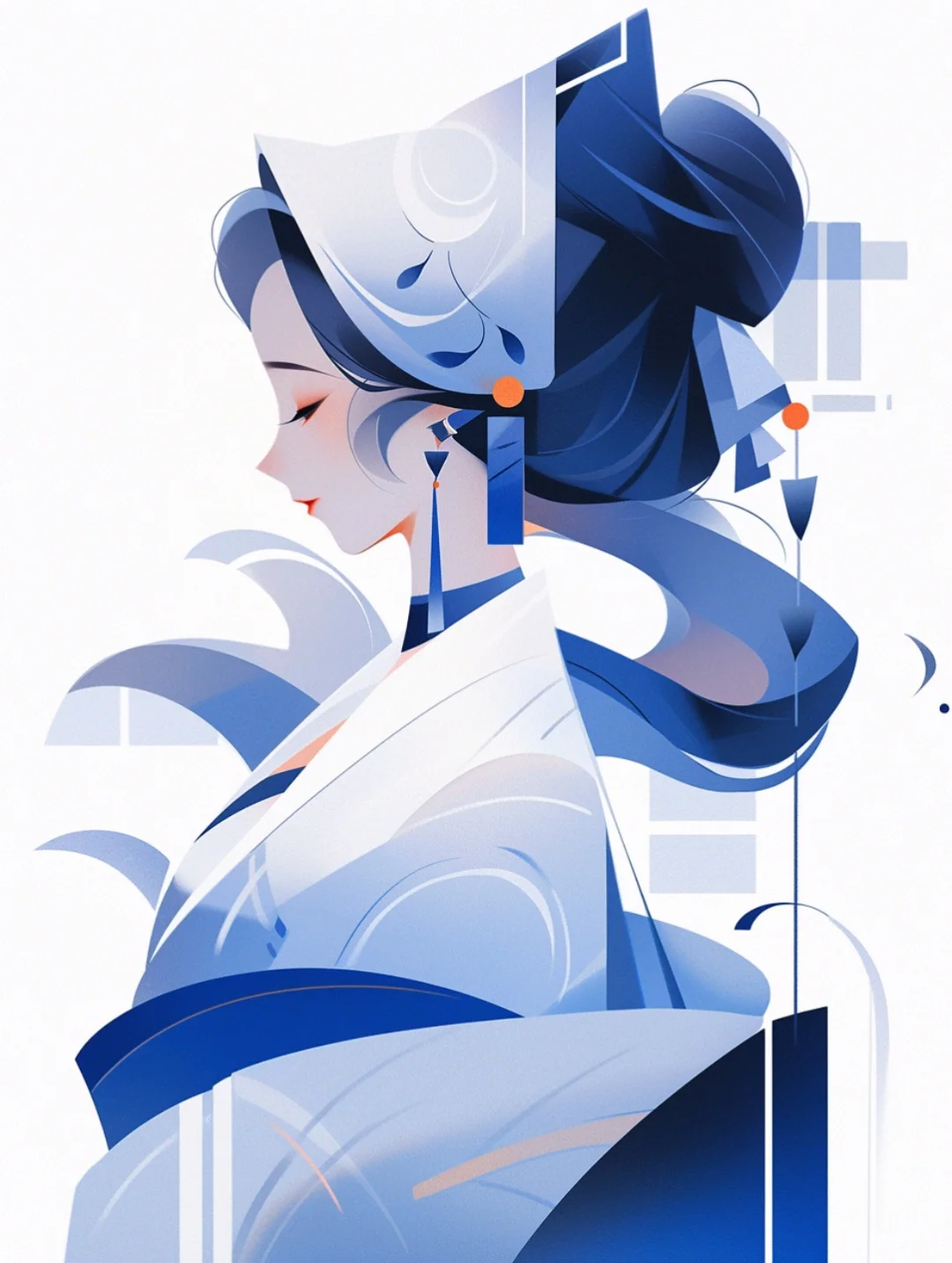 空谷有兰，宛素极妍